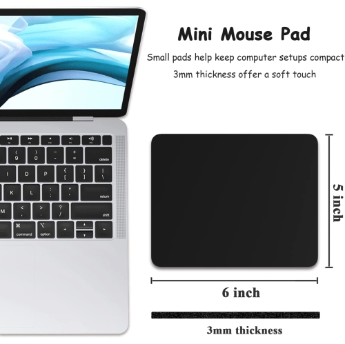 Mouse Pad, Small Mouse Pad 5 x 6 Inch with Non-Slip Rubber Base, Waterproof Mouse Mat, Mini Mouse Pad for Women Kids Men Wireless Mouse Laptops