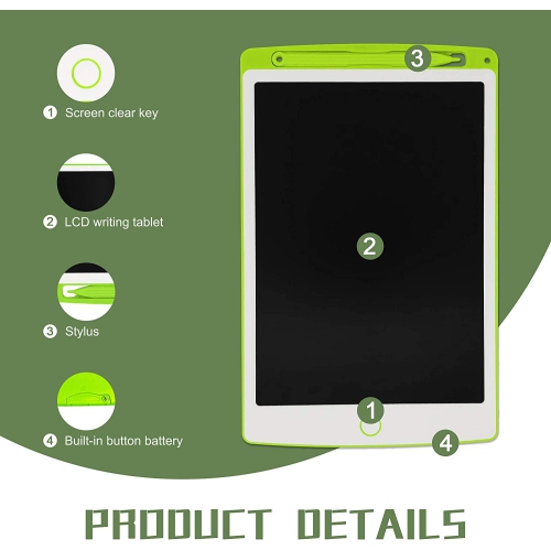 LCD Writing Tablet with Stylus, 8.5 Inch Mini Doodle Board for Toddlers Kids(+3years), Portable Erasable Drawing Board for Kids, Electronic Learning