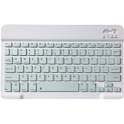 Ultra-Slim Bluetooth Keyboard Portable Rechargeable Wireless Keyboard Compact for Android Windows Tablet Cell Phone iOS iPhone iPad, iPad Pro, iPad