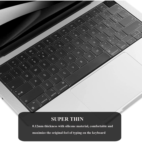 Premium Keyboard Cover Skin Ultra Thin for 2023 MacBook Air 15" M2, 2022 MacBook Air 13.6" M2 (A2681), 2023-2021 MacBook Pro 14" 16" M2 M1 (A2779
