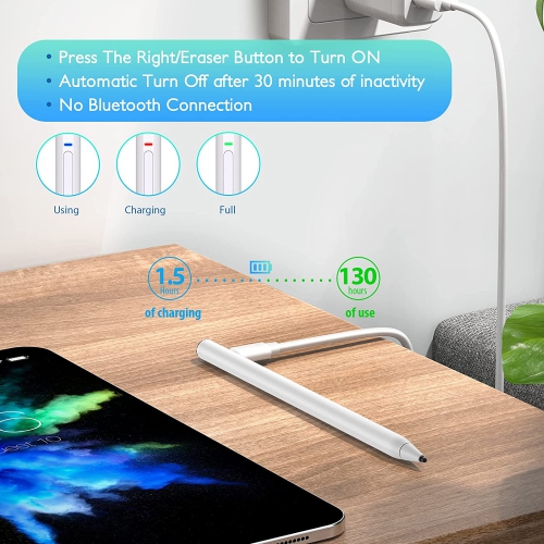 Compatible with Microsoft Stylus Pen, Surface Pen for Microsoft Surface Pro X/8/7/6/5/4/3/Surface 3/go 3/go 2/go/Book/Laptop 1/2/Studio, Magnetic