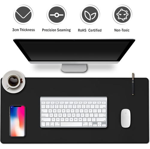 Gaming and Office Mouse Pad, Extended Large Size 35.4 X 15.7X 0.12inches Mousepad with Durable Stitched Edges, Suitable for Computer Keyboard, PC and