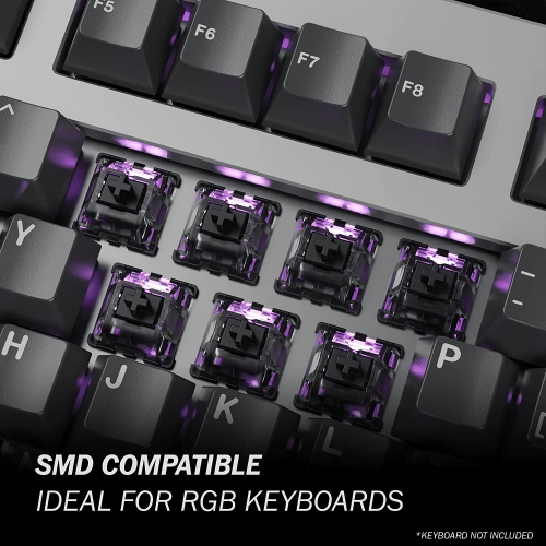 KS-15 Optical Switches for MX Mechanical Gaming Keyboard 60g Force Linear Clear Top RGB Switches for Backlit Keyboard