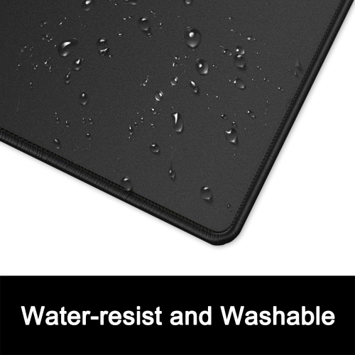 Mouse Pad with Stitched Edge, Premium-Textured Square Mouse Mat,Washable Mousepads with Lycra Cloth, Non-Slip Rubber Base Mousepad for Laptop,