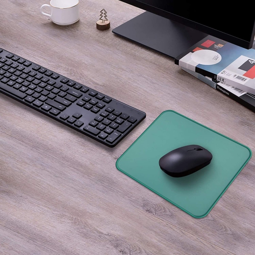 Mouse Pad with Non Slip Blue Rubber Base, Small Computer Mouse Pad Game Mat with Smooth Surface, Anti Fraying Stitched Edge & Washable Mouse Pads for
