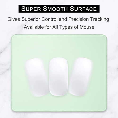 Mouse Pad, Premium-Textured Square Mousepad 10.2 x 8.3 Inch, Stitched Edge Anti-Slip Waterproof Rubber Mouse Mat, Pretty Cute Mouse Pad for Office