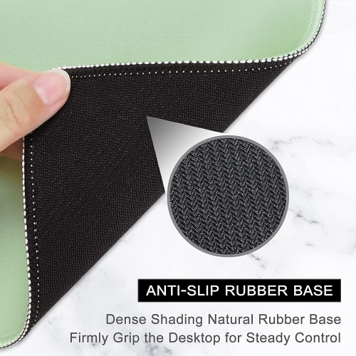 Mouse Pad, Premium-Textured Square Mousepad 10.2 x 8.3 Inch, Stitched Edge Anti-Slip Waterproof Rubber Mouse Mat, Pretty Cute Mouse Pad for Office