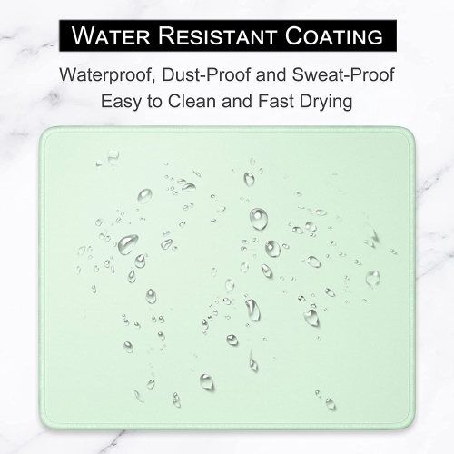 Mouse Pad, Premium-Textured Square Mousepad 10.2 x 8.3 Inch, Stitched Edge Anti-Slip Waterproof Rubber Mouse Mat, Pretty Cute Mouse Pad for Office