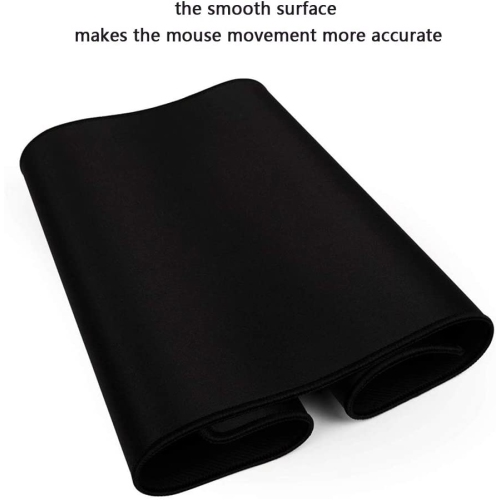 Large Gaming Mouse Pad Extended Mouse Mat Non-Slip Rubber Base Mousepad Desk Mat Keyboard Pad with Stitched Edge for Laptop Notebook Computer Desktop