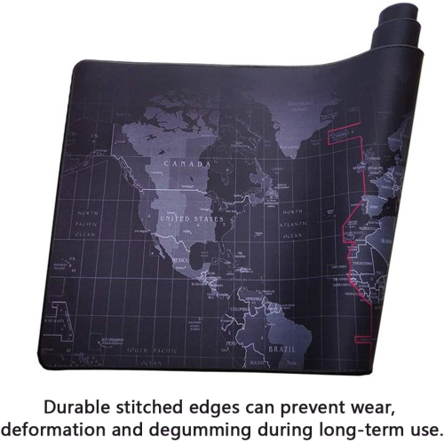 Gaming Mouse Pad Large Extended Mouse Mat with Stitched Edge Desk Mat Keyboard Pad for Laptop Computer Desktop PC Gamer Office and Home Non-Slip