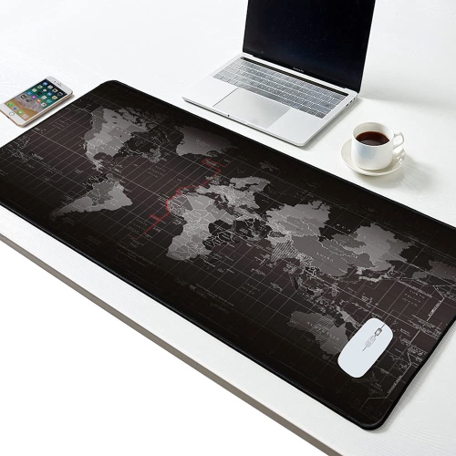 Gaming Mouse Pad Large Extended Mouse Mat with Stitched Edge Desk Mat Keyboard Pad for Laptop Computer Desktop PC Gamer Office and Home Non-Slip