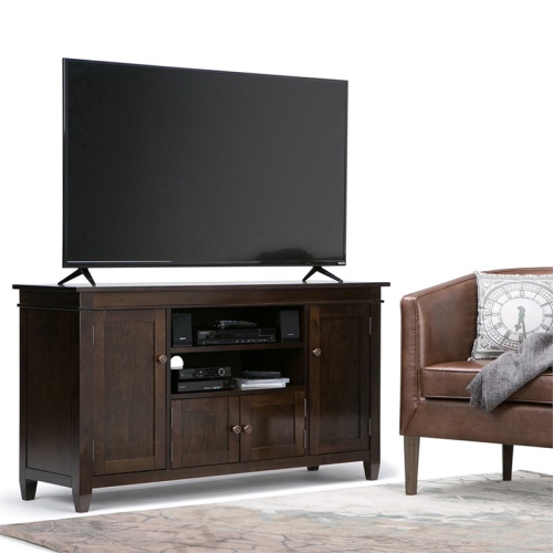 ATLIN DESIGNS  54" Tv Stand In Tobacco Brown