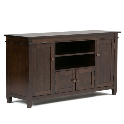 Atlin Designs 54" TV Stand in Tobacco Brown