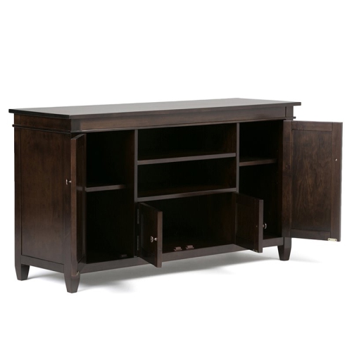 Atlin Designs 54" TV Stand in Tobacco Brown