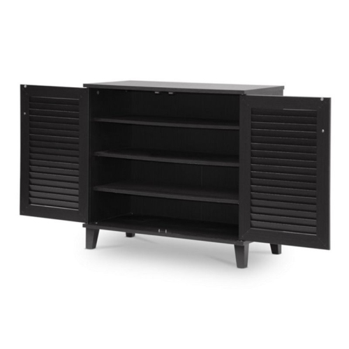 Bowery Hill Shoe Cabinet in Espresso