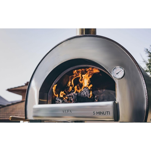 Alfa 5 MINUTI Countertop Wood Burning Pizza Oven - FX5MIN-LRAM-T