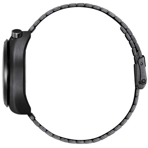 Montre homme, quartz japonais Darth Vader, 38 mm, boîtier inox noir et bracelet avec cadran noir de la guerre des étoiles