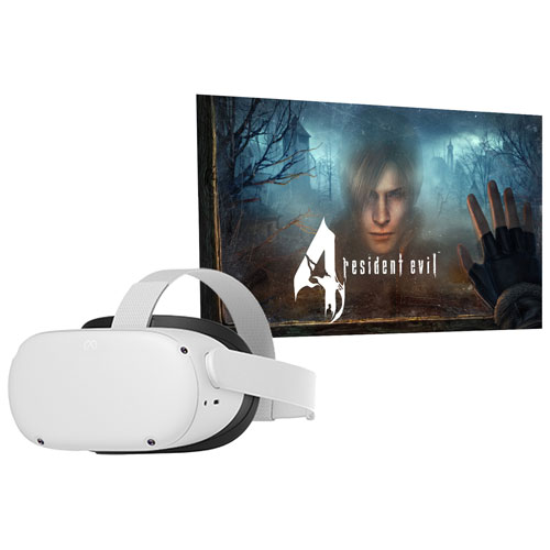 Meta Quest 2 128GB VR Headset with Touch Controllers & Resident Evil 4