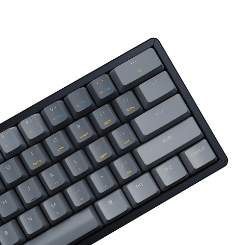 Clavier mécanique sans fil Hotswap K12 de Keychron - Noir - DEL blanche - Bleu optique - 60 % - Windows Mac OS Android (K12-D2)