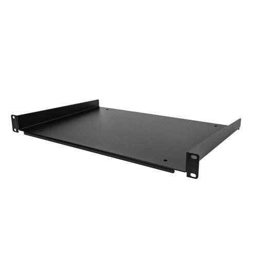 Startech 1U Fixed Server Rack Mount Shelf, 12in Deep Steel Universal Cantilever Tray for 19" AV/Data/Network Equipment Rack with Cage Nuts &