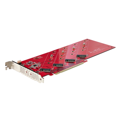 Startech QUAD M.2 PCIE ADAPTER FOR NVME/AHCI SSD-(QUAD-M2-PCIE-CARD-B ...