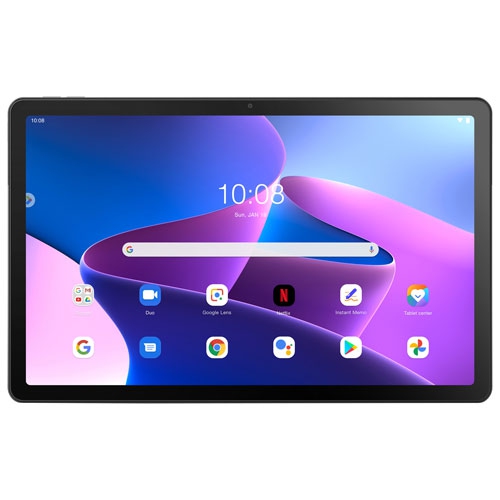 Open Box - Lenovo Tab M10 Plus 10.6" 64GB Android 12 S Tablet with MediaTek&nbsp;G80 8-Core Processor - Storm Grey