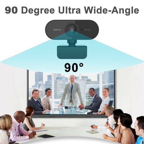 Webcam - Full 1080p 30fps HD Camera with Autofocus & Stereo Microphones CA