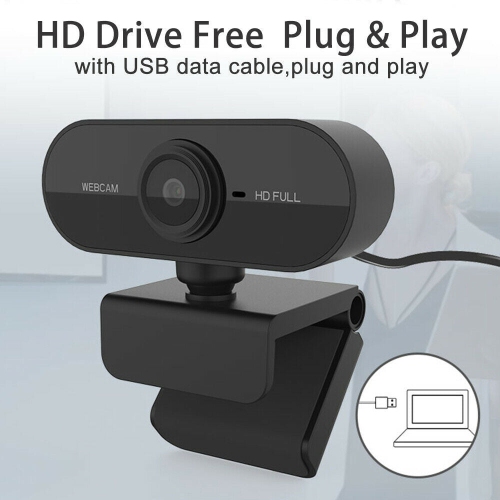 Webcam - Full 1080p 30fps HD Camera with Autofocus & Stereo Microphones CA