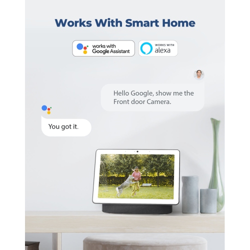 Reolink Dual-Lens 180° Security Camera, 4K Ultra HD, 5GHz/2.4GHz WiFi, Person/Vehicle Detection, Color Night Vision, Two-Way Audio