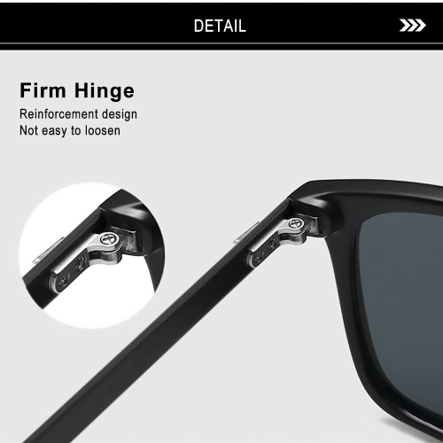 100% UV Blocking Lightweight HD Polarized Sunglasses with Classic Leather Case