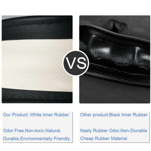 Anti-Slip Microfiber Leather Car Medium Steering Wheel Cover