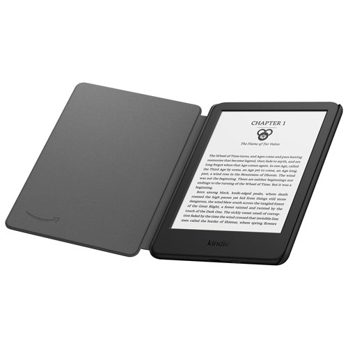Étui en tissu pour Kindle d'Amazon - Noir