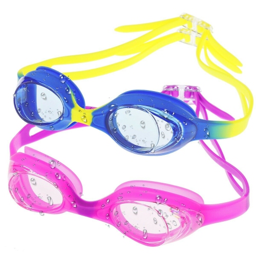 Kids/Child Swimming Goggles [Clear Vision, UV Protection, Anti-Fog, No Leaking]