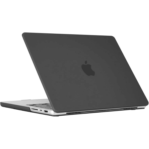 For 2021 MacBook Pro 16" A2485 M1 Pro See Through Hard Shell Case, Matte Black