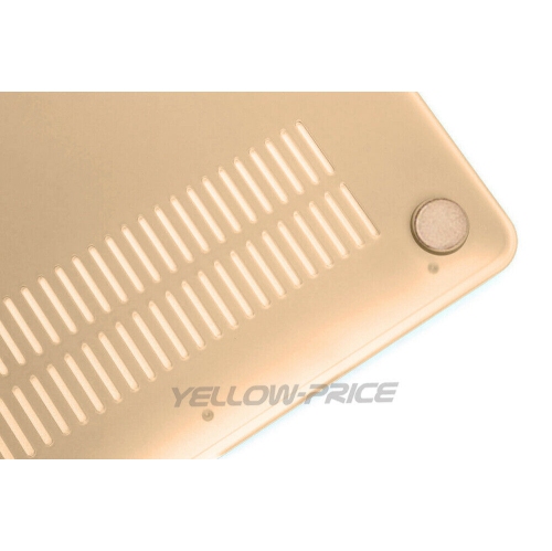 2015 MacBook Retina 12" A1534 Gold Hard Shell+ Keyboard Cover+ Screen Protector