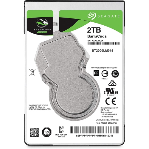 Phone Village Seagate disque dur interne SATA 2.5 po 2 To 5400 tr/min pour Mac + écouteurs gratuits