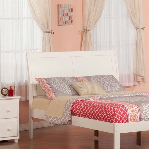 Leo & Lacey Full Sleigh Headboard in White