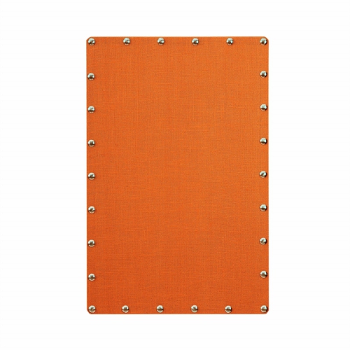 Babillard de bureau en toile de jute Linon, orange