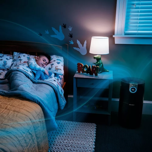 Shark Air Purifier Max With True Nanoseal Hepa, Cleansense Iq, Odor Lock, Cleans Up To 1200 Sq. Ft, Charcoal Gray, Hp202