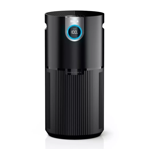 Shark Air Purifier Max With True Nanoseal Hepa, Cleansense Iq, Odor Lock, Cleans Up To 1200 Sq. Ft, Charcoal Gray, Hp202