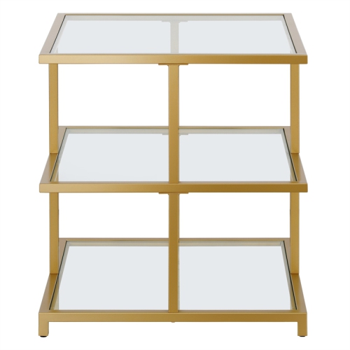 Henn&Hart 22" Gold Side Table