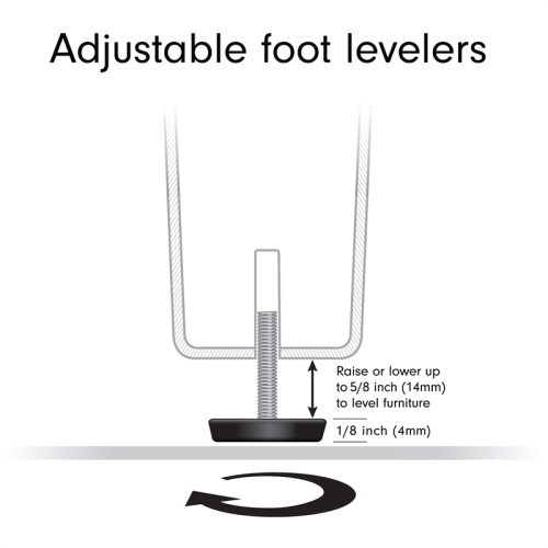 Henn&Hart 22" Gold Side Table