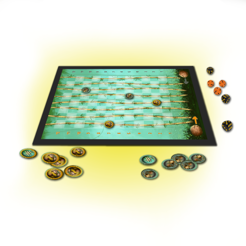 MONKEY DUEL Board Game