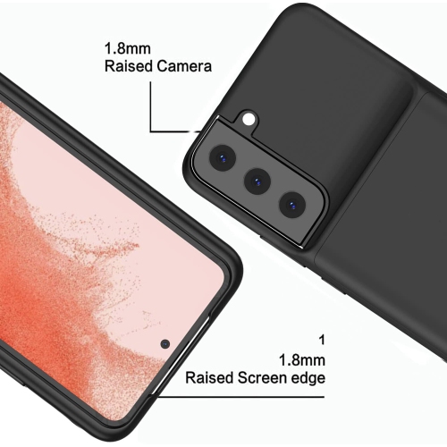 4800mAh Extended Battery Charger Protective Case for Galaxy S22 Ultra 5G 6.8inch