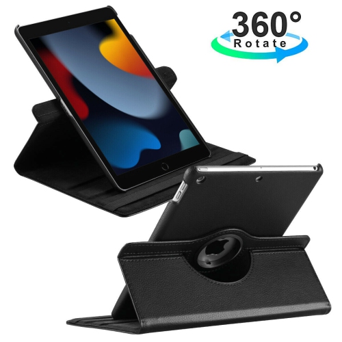 YELLOW-PRICE  360 Degree Rotating Stand Leather Case W/screen Protector for Ipad 9Th Gen 10.2"