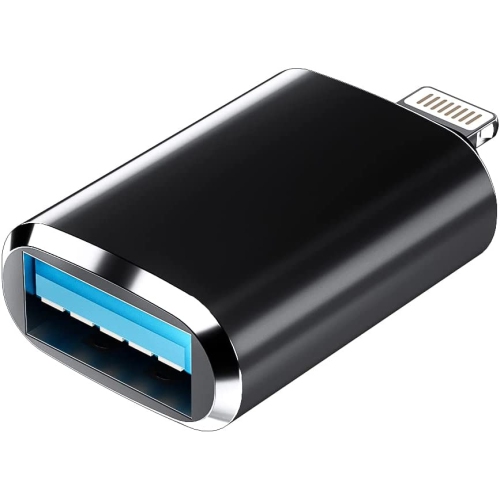 Lightning to USB iPhone OTG Adapter Dongle Camera Card Reader Flash Drive Mouse Keyboard MIDI Hub Data Sync Compatible with Apple 11 12 13 Pro Max