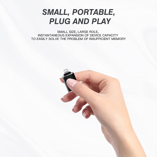 Lightning to USB iPhone OTG Adapter Dongle Camera Card Reader Flash Drive Mouse Keyboard MIDI Hub Data Sync Compatible with Apple 11 12 13 Pro Max