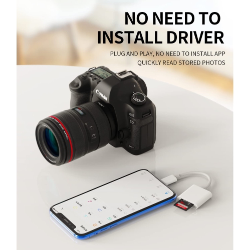 Micro SD Adapter TF Flash Card Reader Accessories for Iphone Lightning Adaptador Camera Memory Compact Photo Photography Viewer for Apple 13 12 11