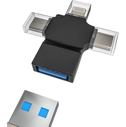 Lecteur De Carte OTG USB 3.0 À Type C Pour IPhone/IPad, Micro