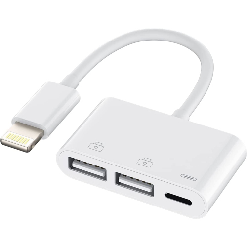 Adaptateur clé USB à Lightning pour iPhone OTG Câble de chargeur appareil photo lecteur de carte mémoire Câble de clé USB pour Apple iPad Air 13 12